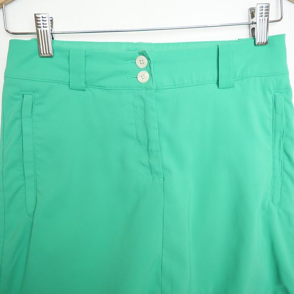 Nike Golf Tour Performance Dri-Fit Skort Women's Size 0 Green Side/Back Pockets - Picture 2 of 10